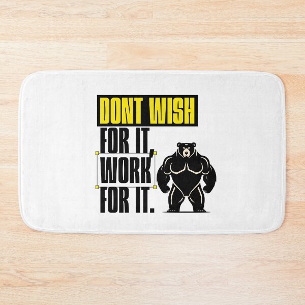 Item preview, Don’t Wish For It – Work For It Motivation designed and sold by ByZimbo.