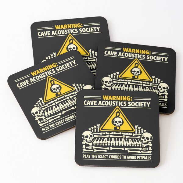 Item preview, Cave Acoustics Society Bone Piano Warning Sign designed and sold by agearb.