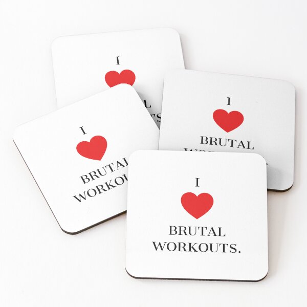 Item preview, I love brutal workouts. designed and sold by BlissThreads.