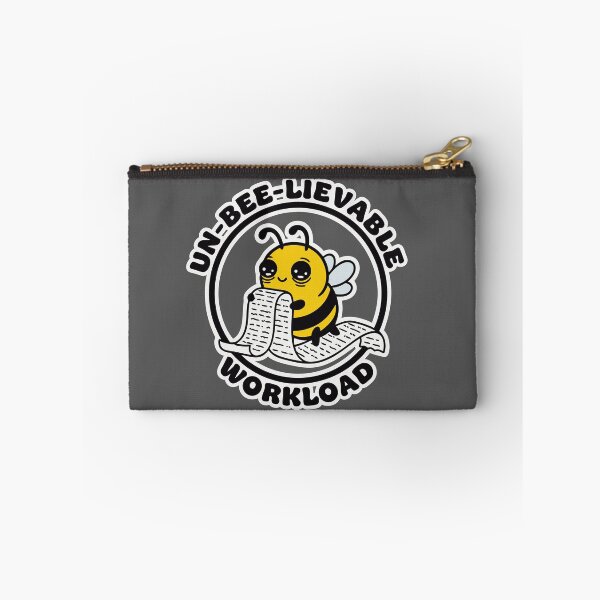 Item preview, Feeling Overloaded Small Bee with Too Much to Do Tee designed and sold by Crafft Nest.