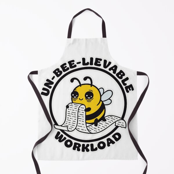 Item preview, Feeling Overloaded Small Bee with Too Much to Do Tee designed and sold by Crafft Nest.