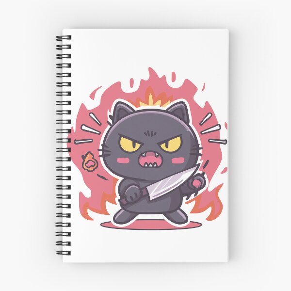Item preview, Murderous Cat With Knife Angry Black Cat  designed and sold by Region.