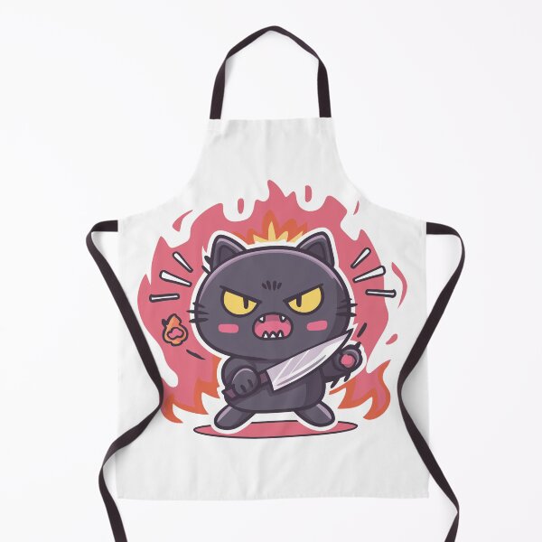 Item preview, Murderous Cat With Knife Angry Black Cat  designed and sold by Region.