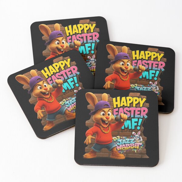 Item preview, Hip Hop Easter Bunny - DJ Jazz Wabbit Urban Streetwear Graphic designed and sold by lucidfrog.