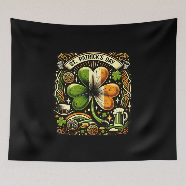 Item preview, Classic Ireland Tricolor – Lucky St. Paddy’s Day Design designed and sold by artedigital99.