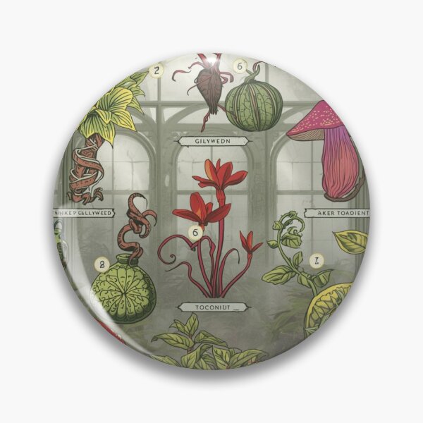 Item preview,  Mystic Herbology Class – Enchanted Wizard School Plants  designed and sold by IronVersDesign.