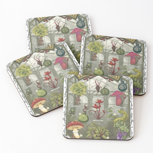 Item preview,  Mystic Herbology Class – Enchanted Wizard School Plants  designed and sold by IronVersDesign.