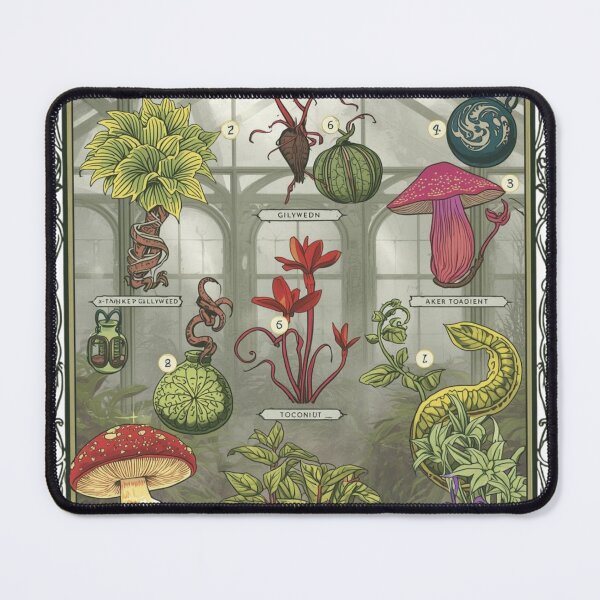 Item preview, Mystic Herbology Class – Enchanted Wizard School Plants designed and sold by IronVersDesign.