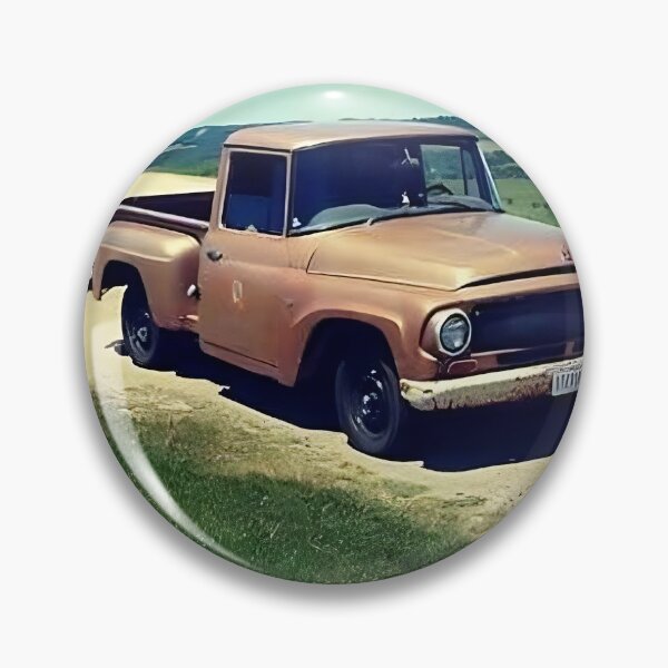 Item preview, Vintage International Harvester Truck and Roadside Scenery Vista designed and sold by dragonmotor7.