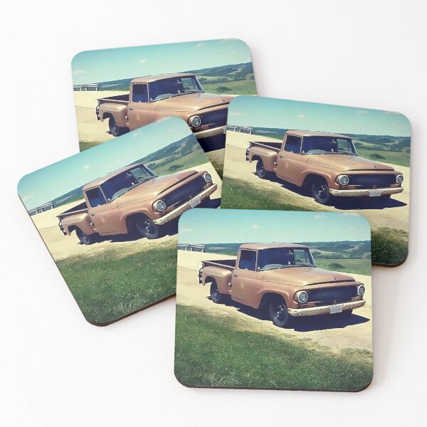 Item preview, Vintage International Harvester Truck and Roadside Scenery Vista designed and sold by dragonmotor7.