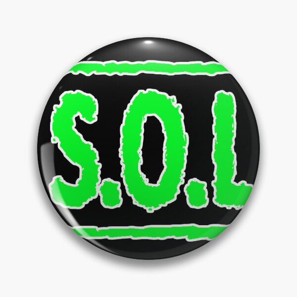 Item preview, SOL logo black and green designed and sold by HaekelHex.