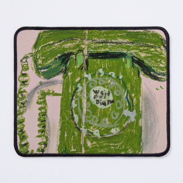 Item preview, Ringing green retro phone with phone cord designed and sold by Jenart25.