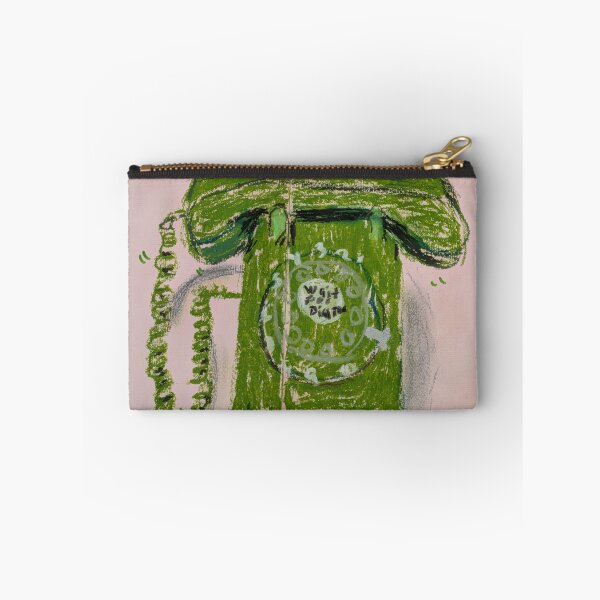 Item preview, Ringing green retro phone with phone cord designed and sold by Jenart25.