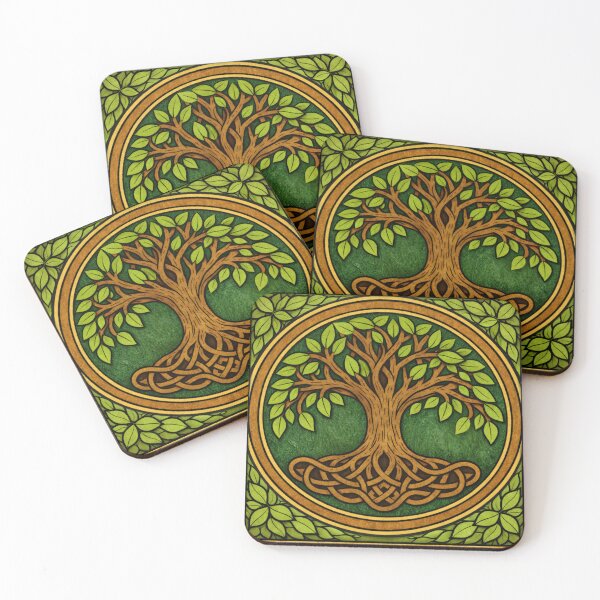 Item preview, Celtic Tree of Life designed and sold by KnottedRoots.