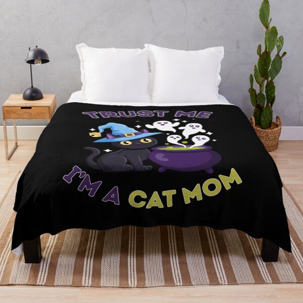Item preview, Trust me, i'm a cat mom Witchy Cat Classic Funny T-Shirt designed and sold by OldSkullDesigns.