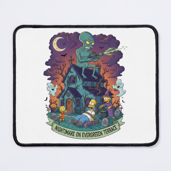 Item preview, Nightmare on Evergreen Terrace Haunted Halloween designed and sold by DohLab.