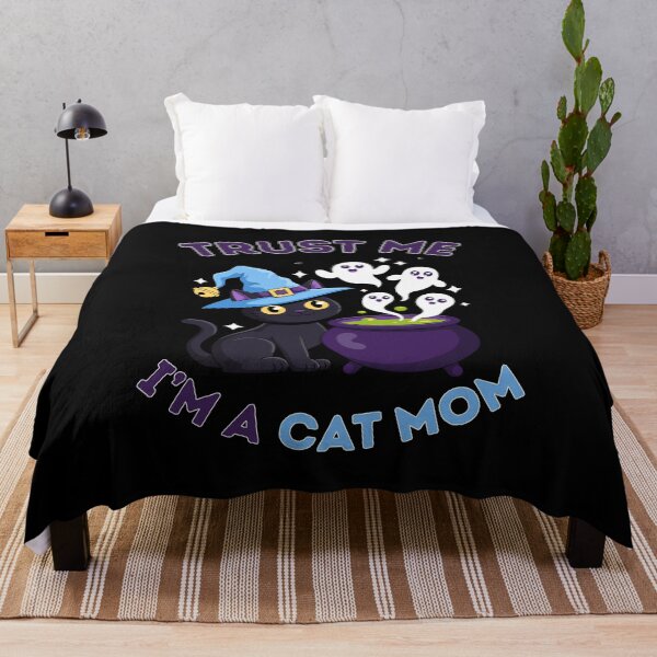 Item preview, Trust me, i'm a cat mom Witchy Cat Classic Funny T-Shirt designed and sold by OldSkullDesigns.