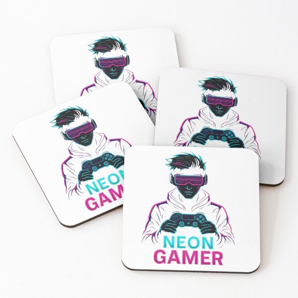 Item preview, Neon Cyberpunk Gamer – Futuristic Glow Edition designed and sold by Mistikshop.