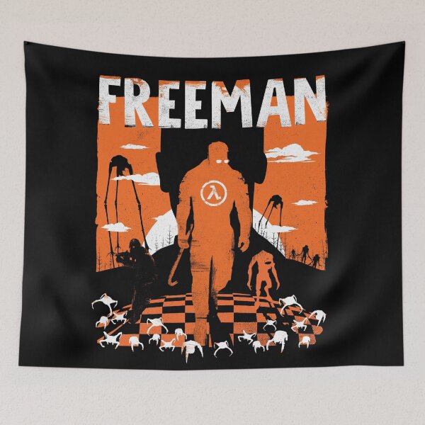 Item preview, The Freeman - Half life shirt, halflife designed and sold by therocketman.