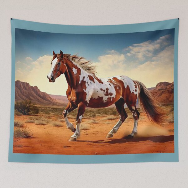 Artikelvorschau, Wildwest-Hengst-Kunstwerk entworfen und verkauft von Phat Dog Designs .