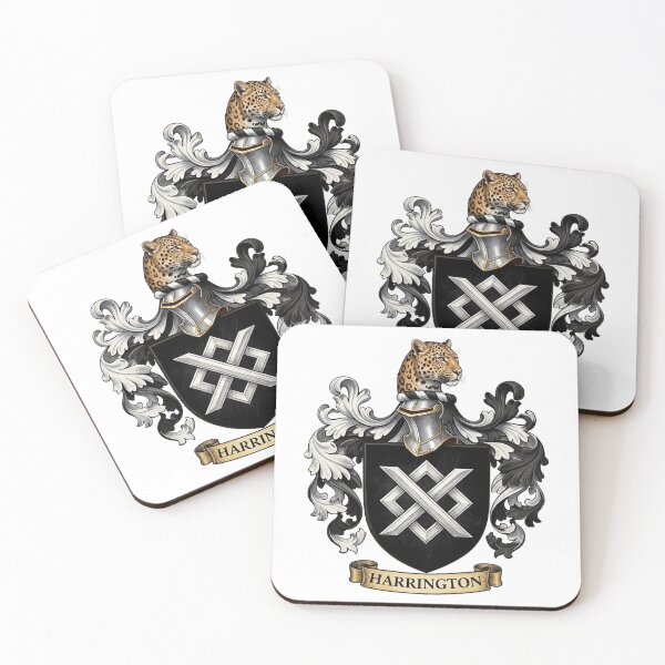 Item preview, The Harrington Family Coat of Arms designed and sold by BagTown Clans.
