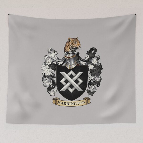 Item preview, The Harrington Family Coat of Arms designed and sold by BagTown Clans.