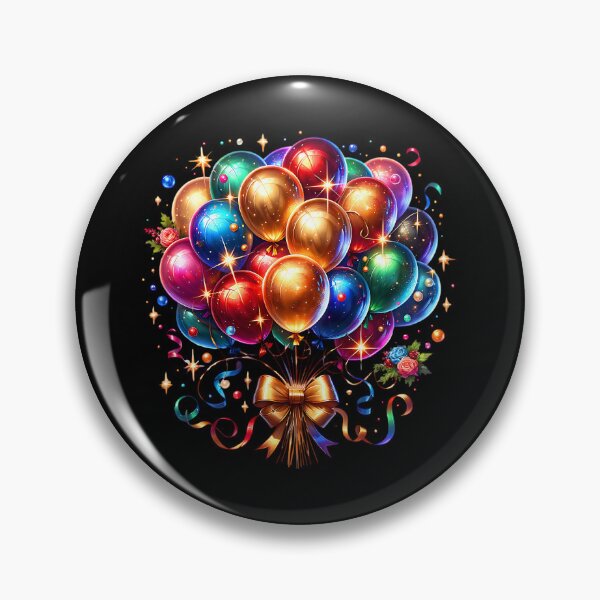 Item preview, Diseño de pastel y globos de cumpleaños: gráfico de fiesta de feliz cumpleaños designed and sold by artedigital99.