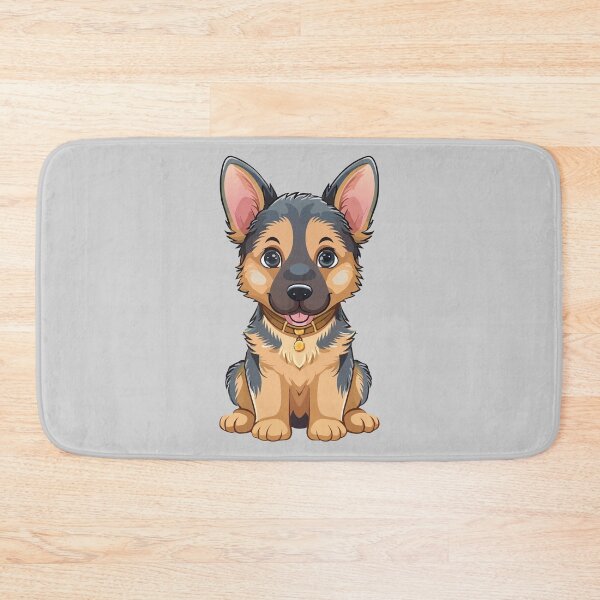 Item preview, Cute cartoon German Shepherd designed and sold by TrendyDesigns.