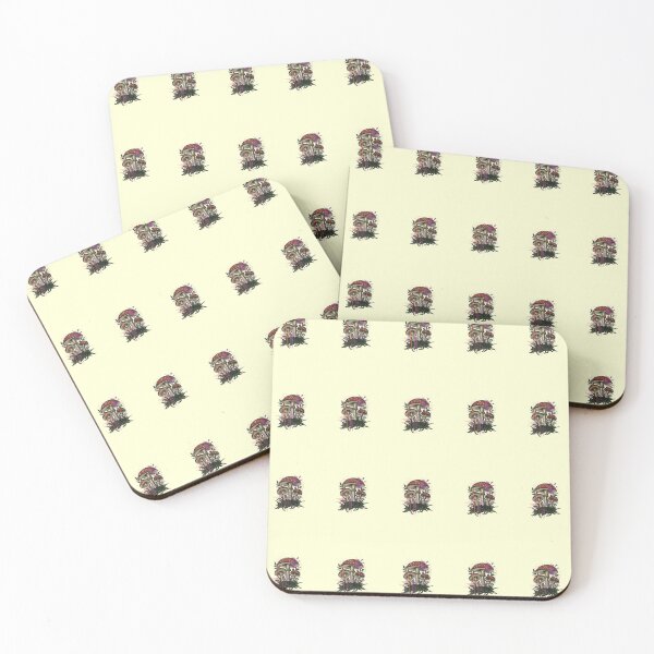 Item preview, Vintage Botanical Mushrooms with Digital Glitch Effects designed and sold by Senorona.