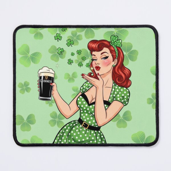 Item preview, Irish Stout Pin Up Beauty designed and sold by LyssasMindArt.