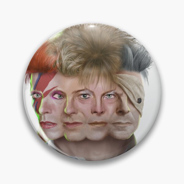 Item preview, Glam Rock Icon – Starman Inspired Portrait Illustration designed and sold by ruizma.