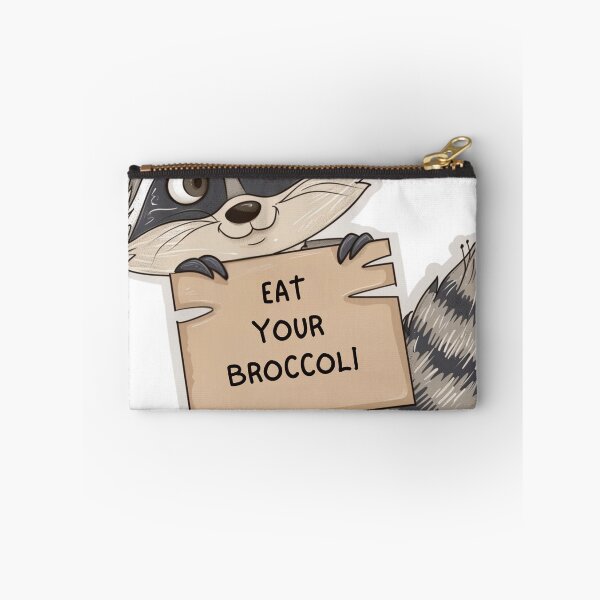 Item preview, Funny Raccoon Holding Sign – Trash Panda Meme Sticker designed and sold by RandomIntention.