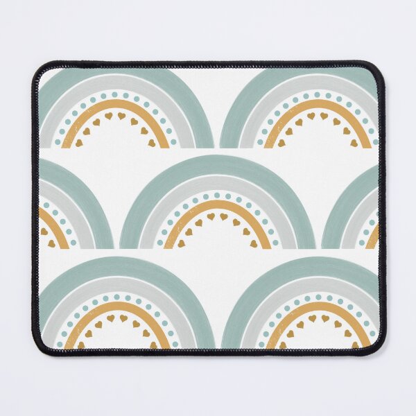 Item preview, Boho rainbow seamless repeating pattern designed and sold by SeamlessDsign.