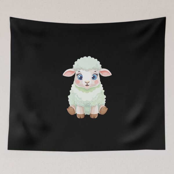 Item preview, Cute baby sheep designed and sold by TrendyDesigns.