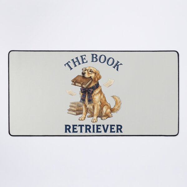 Item preview, The Book Retriever - Smart Dog Art designed and sold by DigitalGlade.