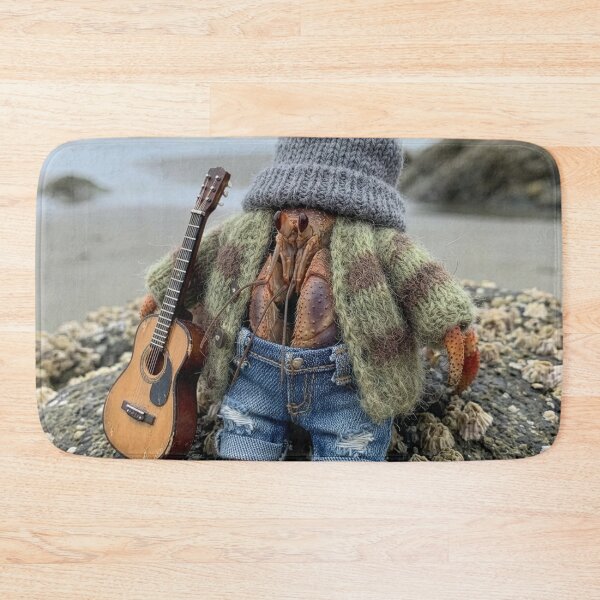 Item preview, Hermit Crab Disguised as Seattle Grunge Musician designed and sold by Tridentulus.