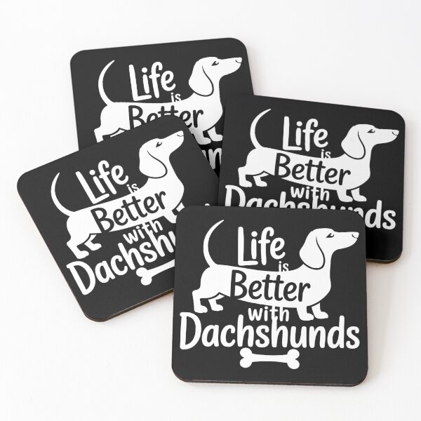 Artikelvorschau, Das Leben ist besser mit Dackeln entworfen und verkauft von theartfulaspie.