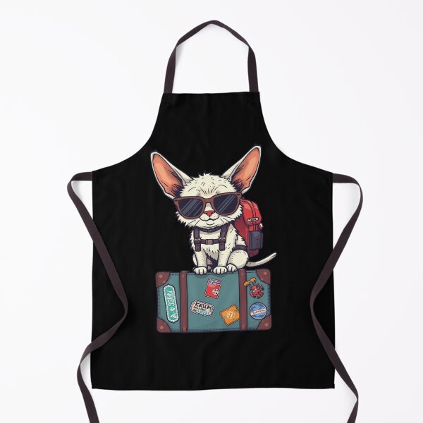 Item preview, Funny Devon Rex Travel Cat T-Shirt – Cute Adventure Cat with Backpack designed and sold by Lamagift.