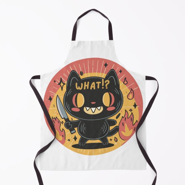 Item preview, Murderous Black Cat With Knife Spooky What designed and sold by Region.