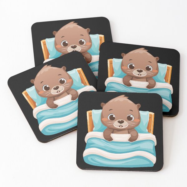 Item preview, Cute Otter Bedtime designed and sold by TrendyDesigns.