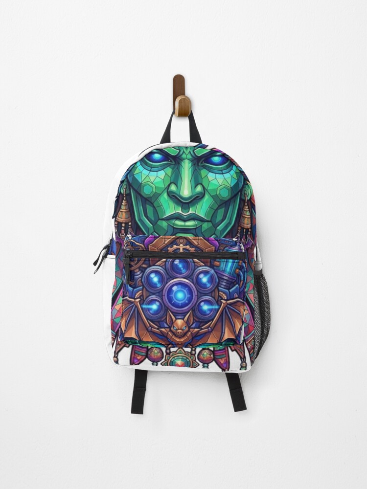 Thumbnail 1 of 3, Backpack, The Wild Man Mask designed and sold by Runglavan.