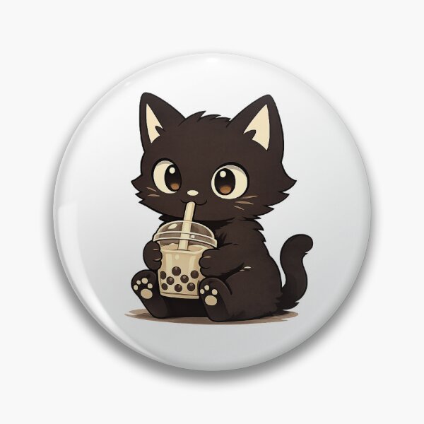 Item preview, Boba Latte Cat  designed and sold by Mooncat Studio.