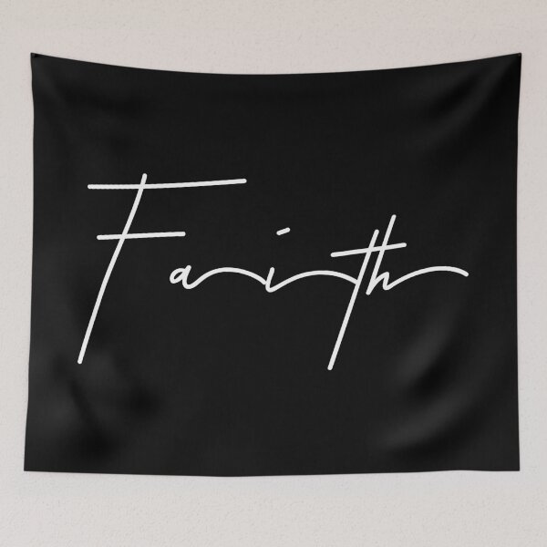 Item preview, Faith Signature Script - Modern Minimalist Christian Design designed and sold by Vision Crafted.