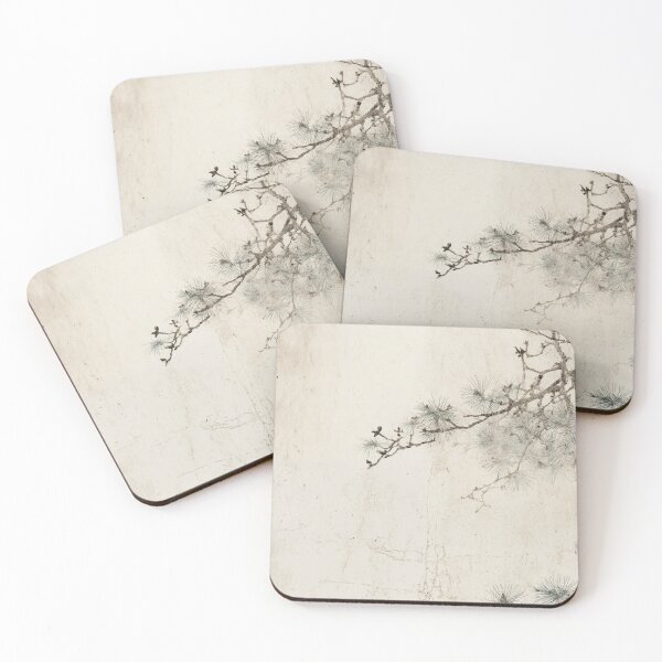 Item preview, Wabi sabi inspired japanese pine branches designed and sold by filigreedigital.