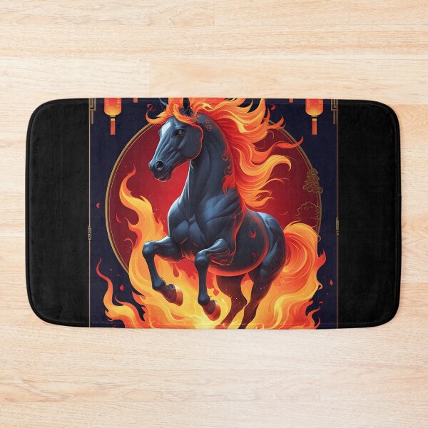 Item preview, Fiery Zodiac Horse - Embrace the Fire Energy Chinese Astrology designed and sold by nuwanari.