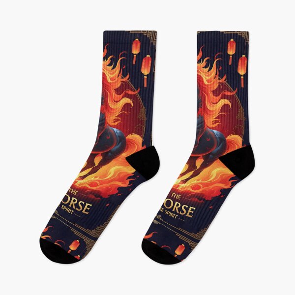 Item preview, Fiery Zodiac Horse - Embrace the Fire Energy Chinese Astrology designed and sold by nuwanari.