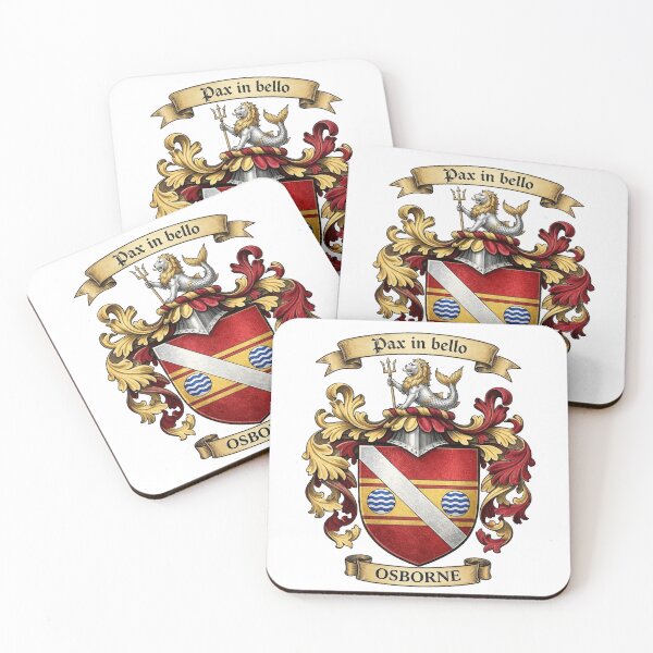Item preview, The Osborne Family Coat of Arms designed and sold by BagTown Clans.