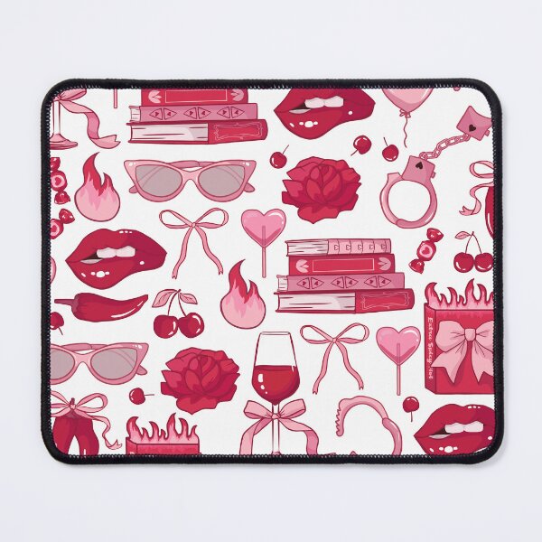 Item preview, Pink Red Smut & Romance Reader Pattern designed and sold by ketrena.