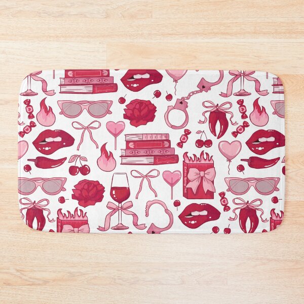 Item preview, Pink Red Smut & Romance Reader Pattern designed and sold by ketrena.