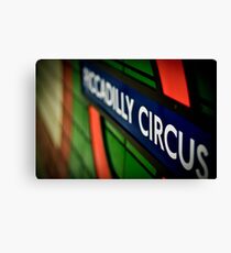 Piccadilly Circus Line Canvas Print